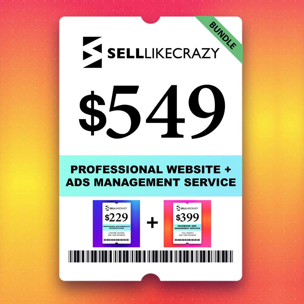 WEBSITE + ADS MANAGEMENT SERVICES